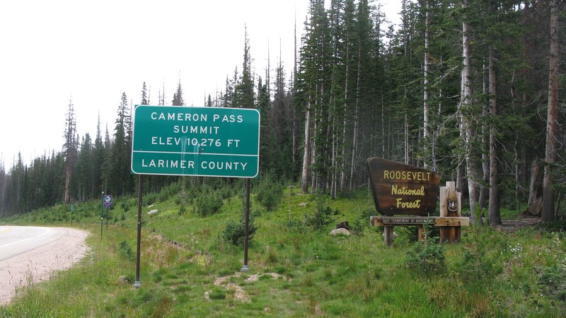Cameron Pass Summit 10.276 ft