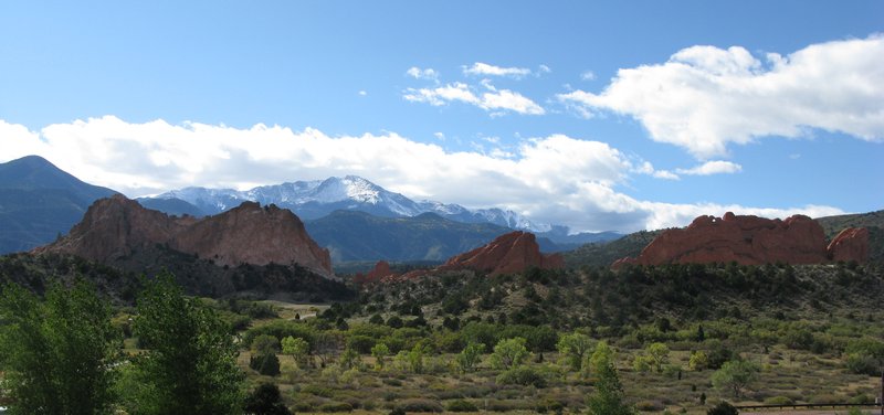 Garden of the Gods and Pike's Peak