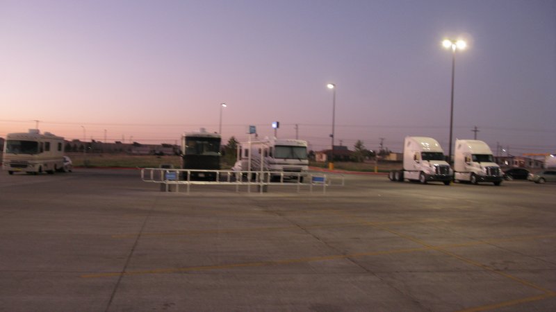 SuperWalmart Parking lot at Ft Stockton