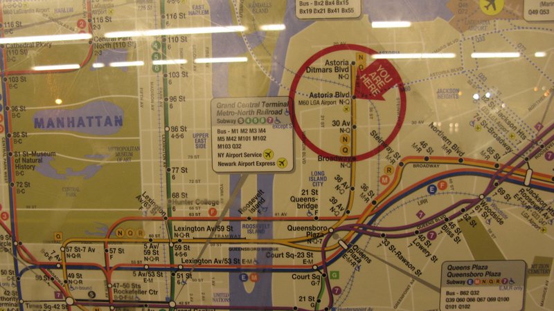 Astoria Station Map