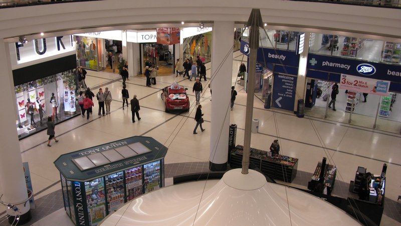 Interior Jervis mall