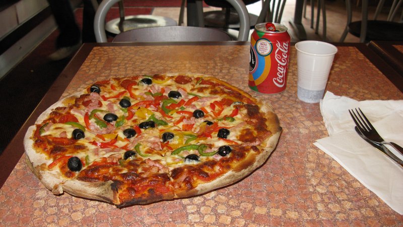 Pizza at Numero Uno Pizzaria, Ennis