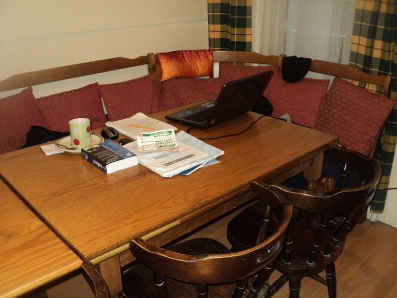My office at the hostel