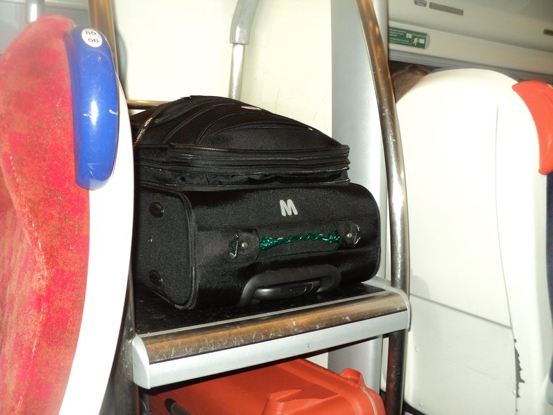 Repaired suitcase