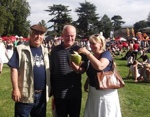 William, Christy and Phil at the Royal Leanington Spa Food Festival
