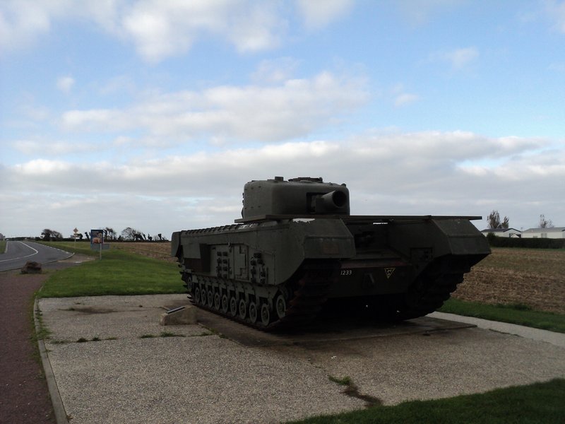 Tank at Sword Beach