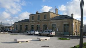 The train station Bayeux