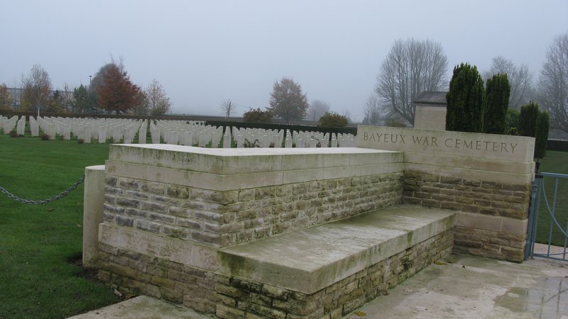 The English cemetary in Bayeux