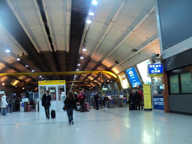 The terminal for The Leonardo Express 