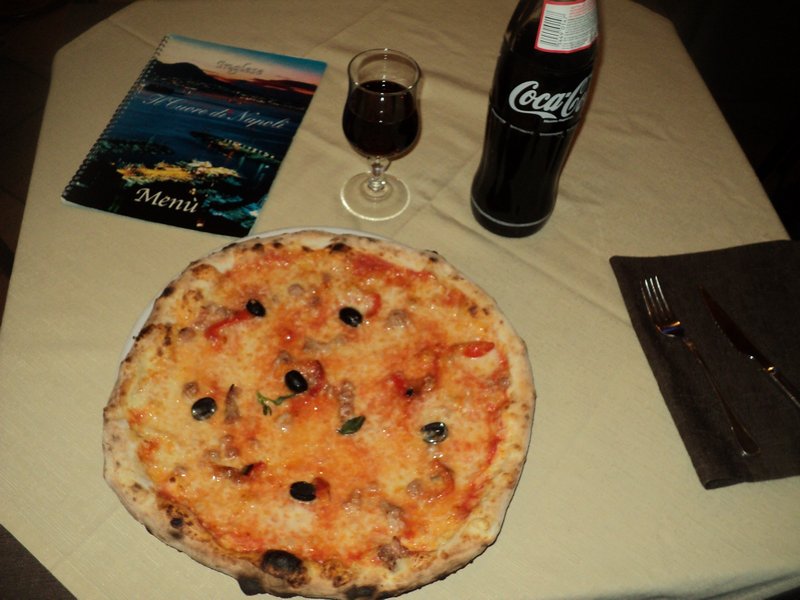 Italian Pizza and 1 Liter coke