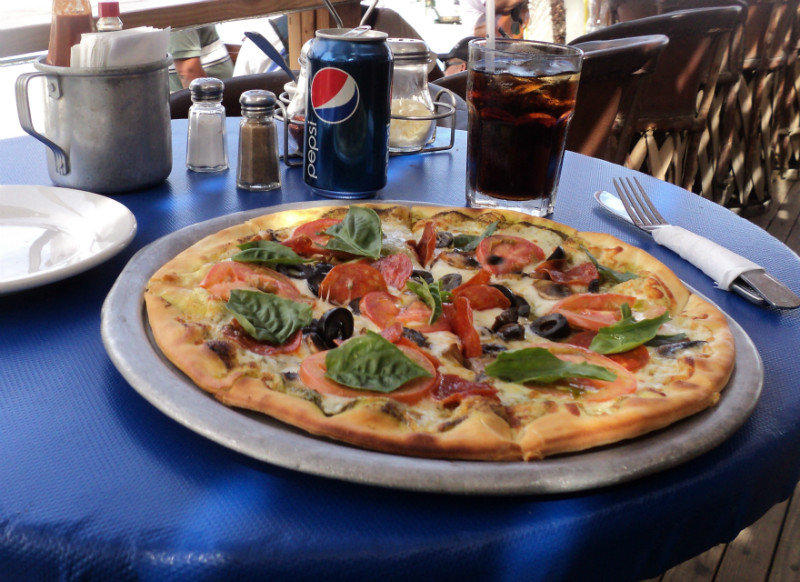 Pizza at Los Cabos