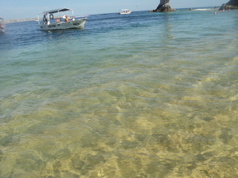 Water taxi at Lovers Beach
