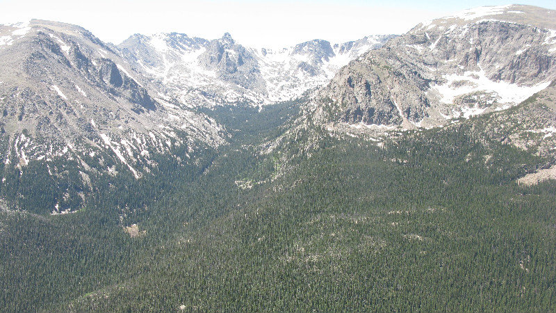 View across Forest Canyon from overlook