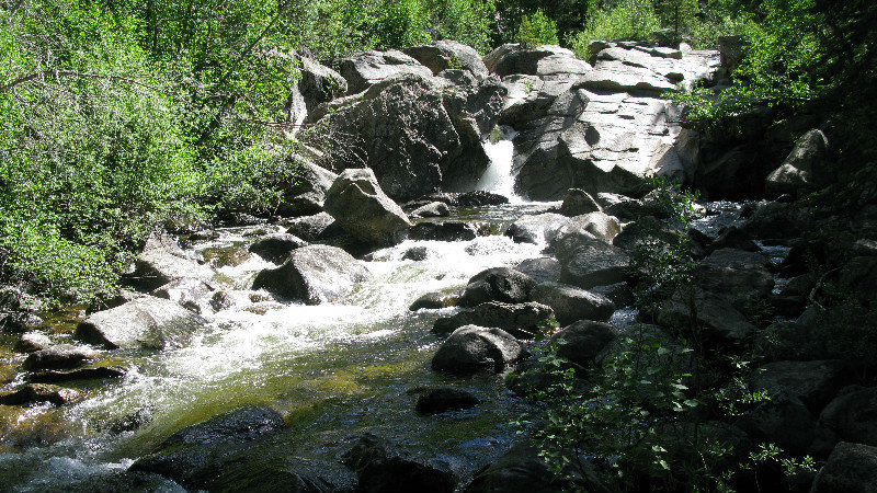 Waterfall at Lincoln Gulch campground