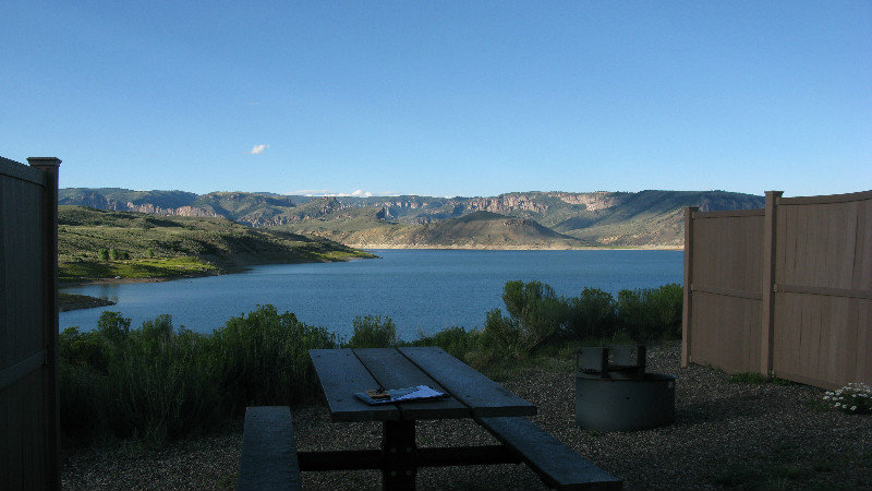 at Lake Fork Campground on Blue Mesa Reservoir
