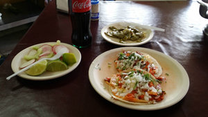 Tacos al Pastor at El Fogan in Playa