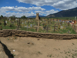 Cemetary and ruins of the original church