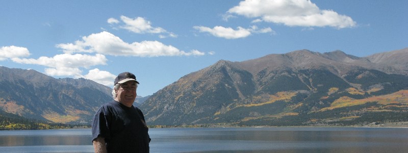 William at Twin Lakes on Independence Pass