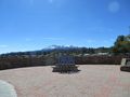 The west side of Pikes Peak from the Woodland Park visitor center