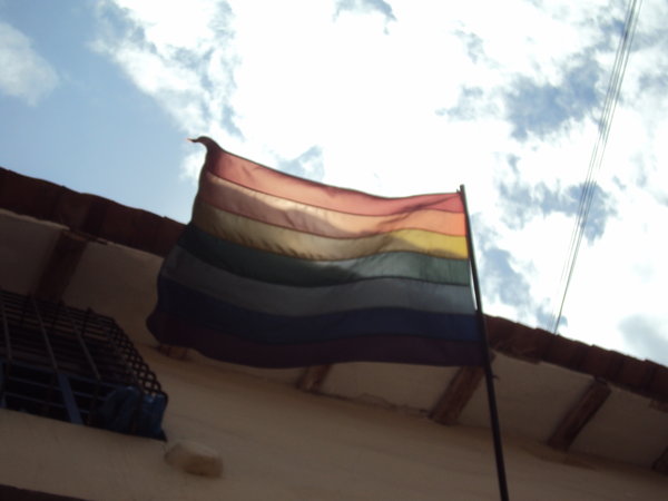 duhova vlajka Cuzca/ rainbow Cuzcos flag