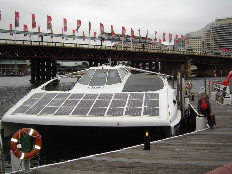 solar powered catamarin