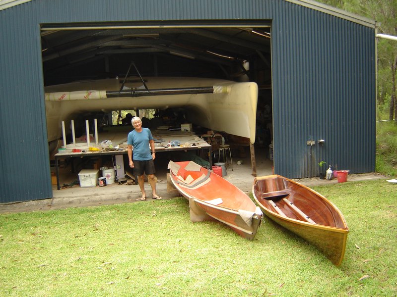 catamarin and rowing skiff
