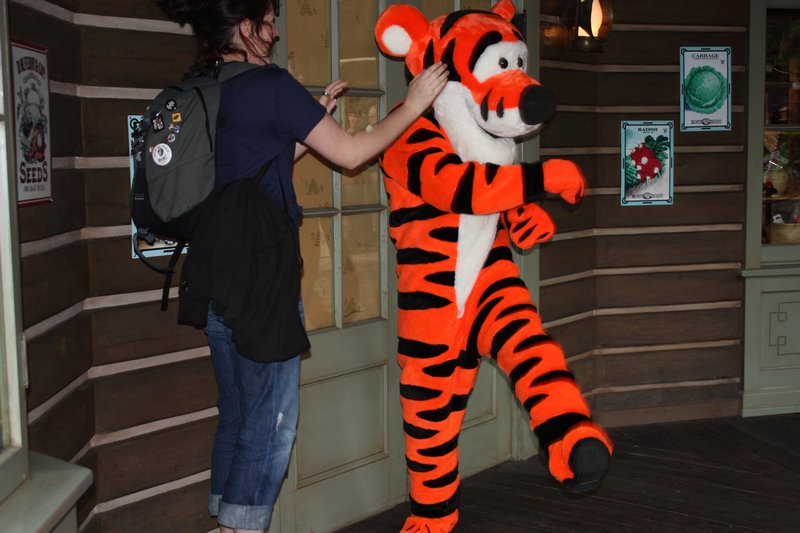 getting jumpy with tigger!
