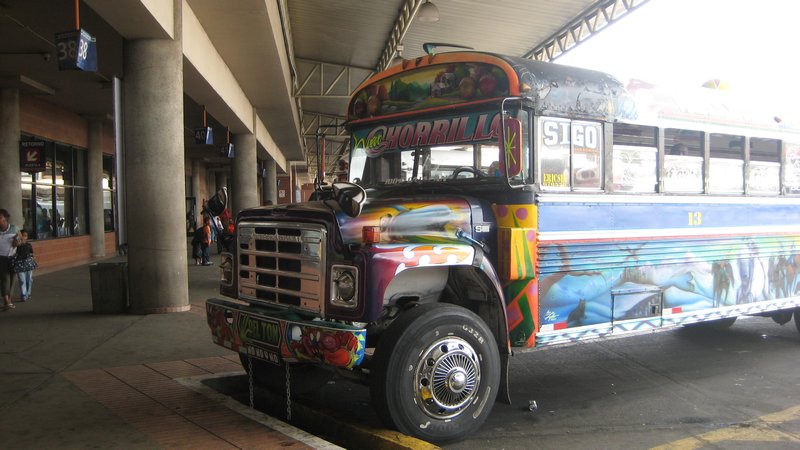crazy panamanian buses!