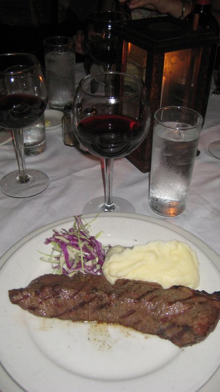 steak & wine....amazing!