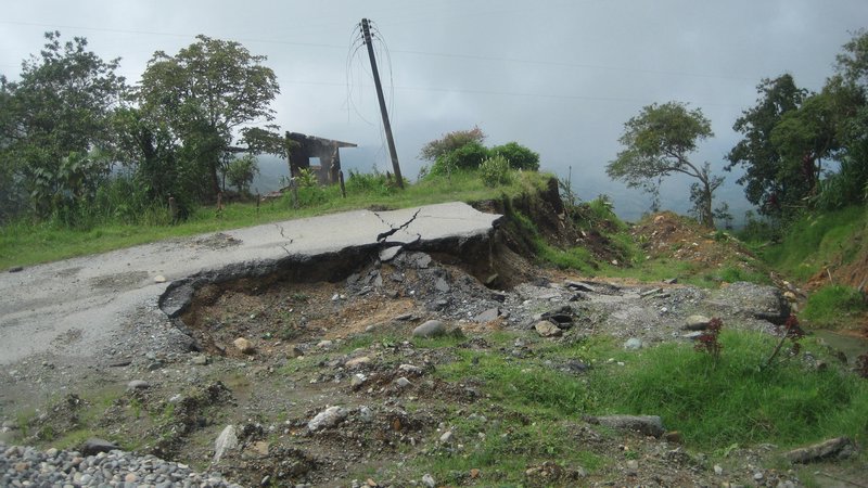 some of the road conditions-colombia