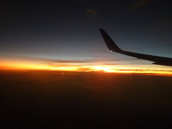 Sunrise over the Pacific