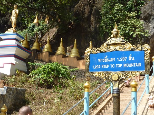 Tiger Cave Temple Steps