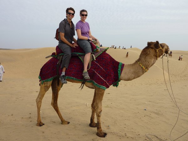 Cat & Nick on Camel Safari 2
