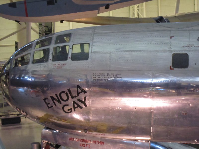 Enola Gay - dropped the H-Bombs