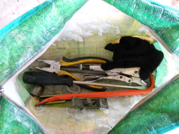Bag of tools left behind