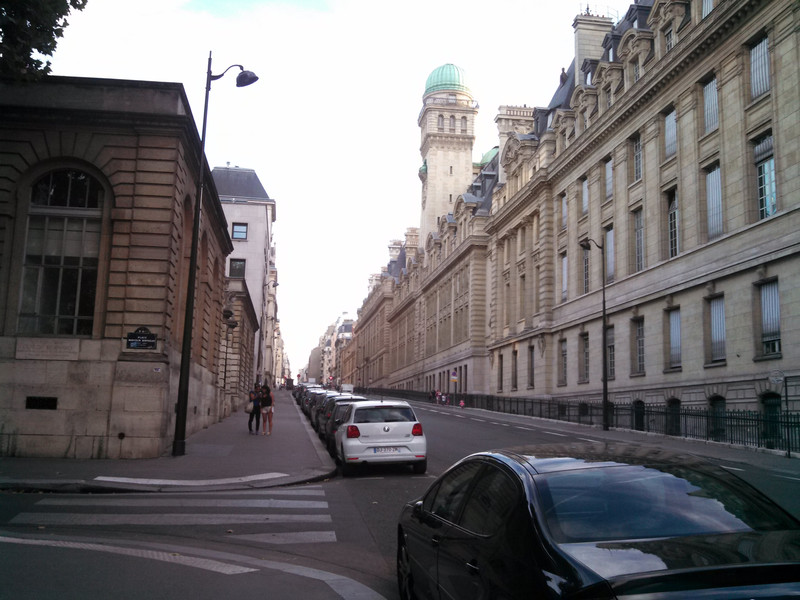 Streets of Paris without Tourists