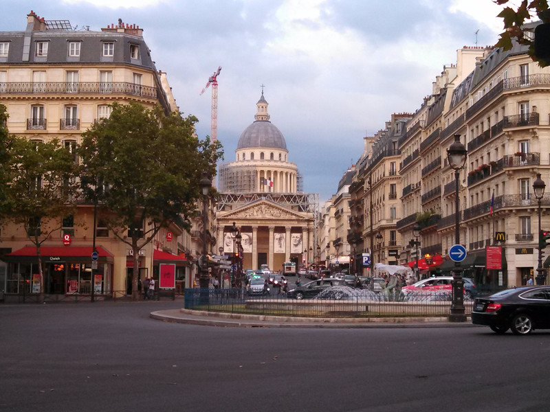 Pantheon from Luxembourg Park near where I stay