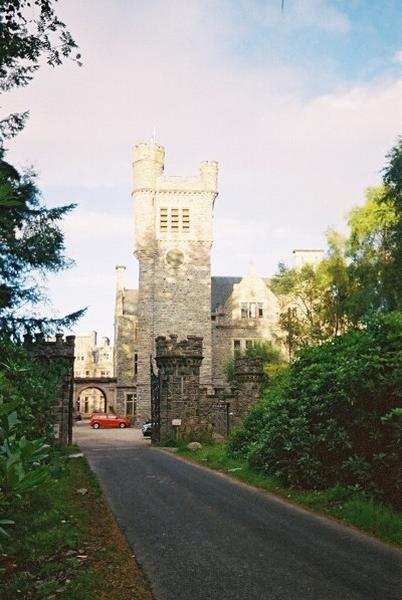 Carbisdale Castle from driveway