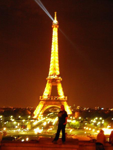 Standing before La Tour Eiffel !!!