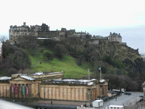 Edinburgh Castle and the Royal Scottish Academy