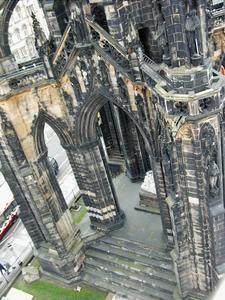Scott Monument from Above