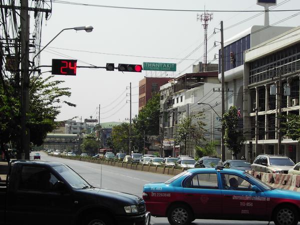 Busy Bangkok Road