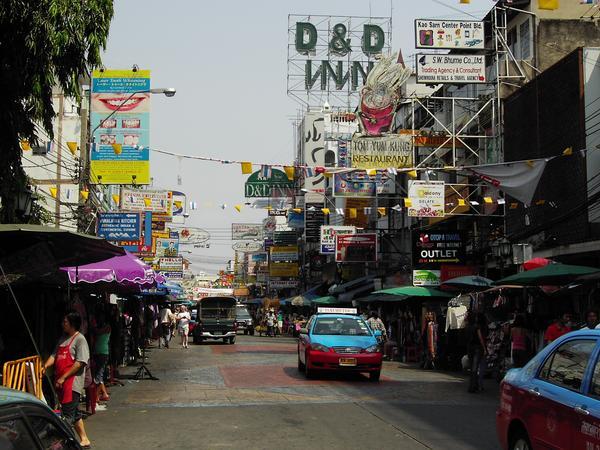 Khao San Road during the day