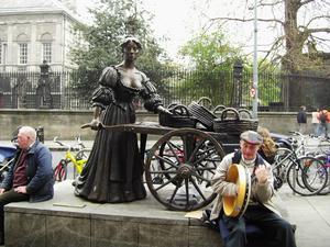 Statue of the famous Molly Malone
