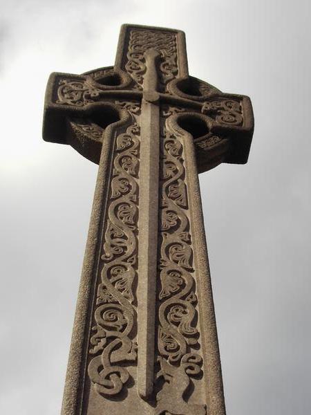 Celtic Cross in Castle Grounds