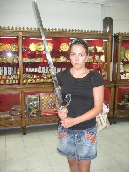 Toledo is famous for its swords