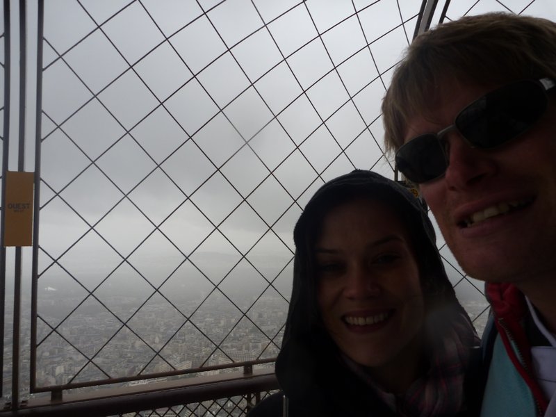 At the top of Eiffel