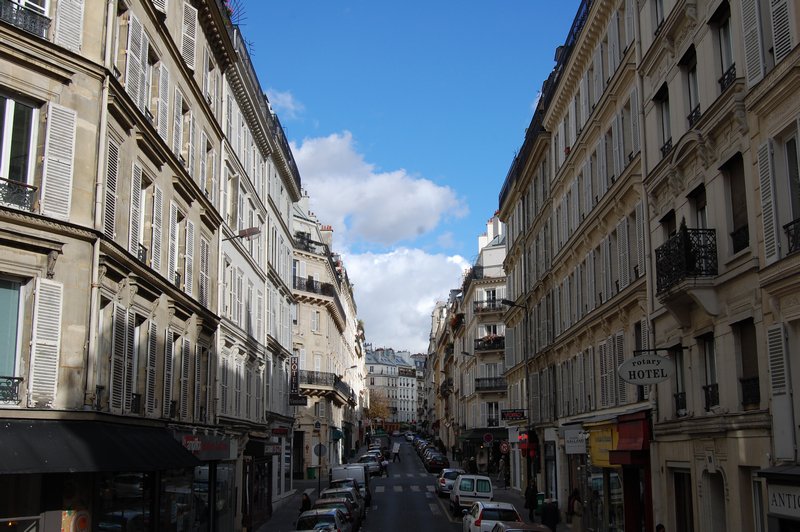 Typical Paris street