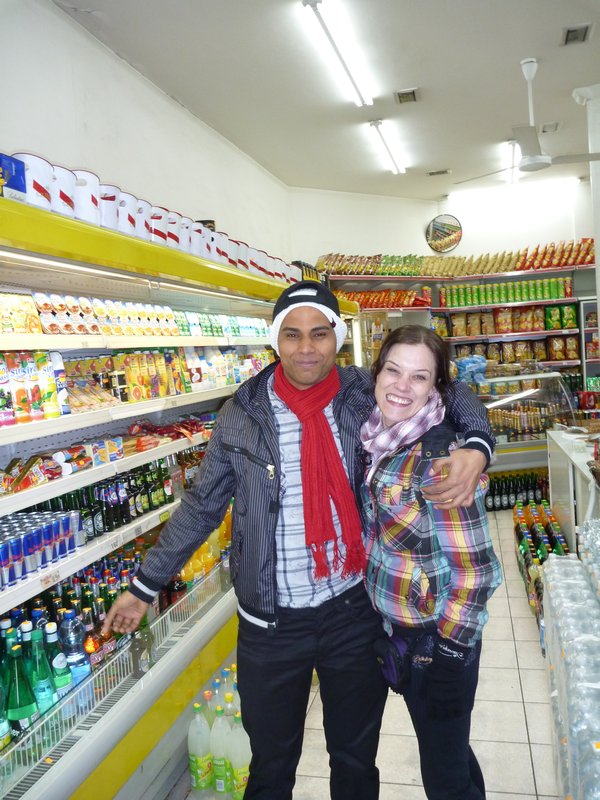 Lauren and our Convenience store friend