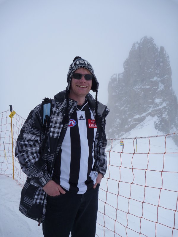 At the top of Mt Titlis